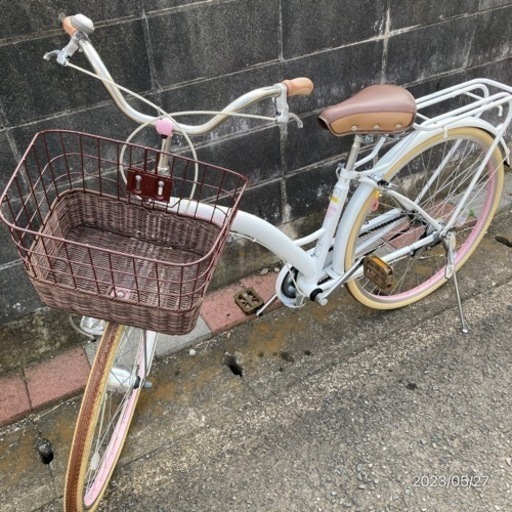 交渉成立》自転車 ピンクラテII 26インチ