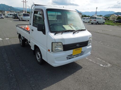 4WD　サンバートラック　エアコン付き　スバル　5MT