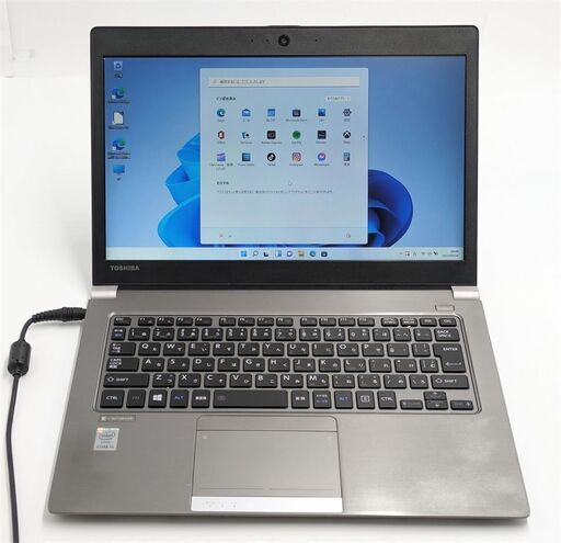 送料無料 保証付 高速SSD 13.3型 軽量薄型 ノートパソコン 東芝 R63/P 中古良品 第5世代 Core i5 4GB 無線WiFi Bluetooth Windows11 Office