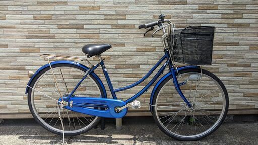 中古自転車 変速無し 26インチ （オートライト） 軽整備済み 安い 防犯登録 町田市 麻生区 神奈川 105ky