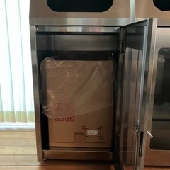 リサイクルボックス 2個 空き缶 空きビン ペットボトル 分別ゴミ箱 
