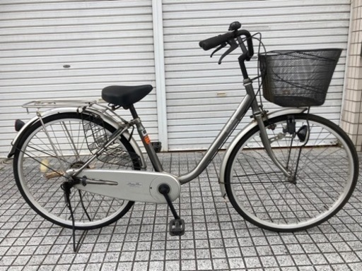【26インチ自転車】変速なし　サイモト製　強化リヤキャリア使用　若林自転車　唐崎店　SALE中❗️