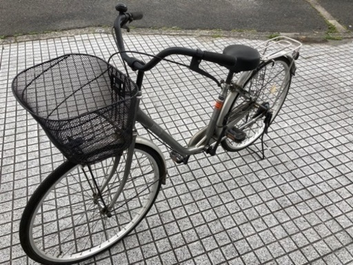 26インチ自転車】美品❗️変速なし 鍵新品❗️スペアキーあり サイモト