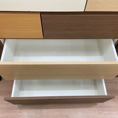 タンス チェスト 4段 ニトリ ローチェスト  衣類収納 箪笥 幅80cm💳自社配送時🌟代引き可💳※現金、クレジット、スマホ決済対応※【送料に設置込】