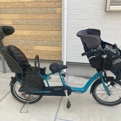 非電動自転車　アンジェリーノプティット　AG20-5 前後子供乗...