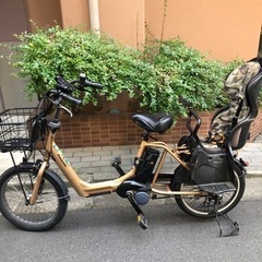 【至急】電動アシスト自転車 バナソニック 子ども乗せ自転車 後部リア付