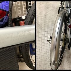 折りたたみ自転車 20インチ ALVLAYZ 変速あり シルバー【ユーズドユーズ名古屋天白店】J2579