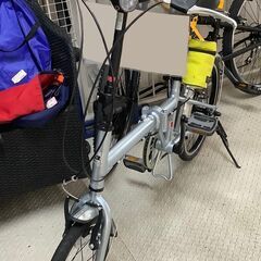 折りたたみ自転車 20インチ ALVLAYZ 変速あり シルバー【ユーズドユーズ名古屋天白店】J2579
