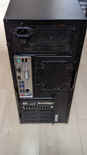 ジャンク品・自作デスクトップPC(SSD・HDDなし)】取りに来てくださる
