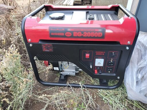 インバーター発電機　ナカトミEG2050D　未使用　直接引き取りのみ