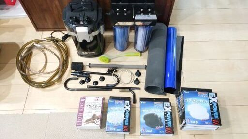 アクリル水槽（90×45×45）他一式 引退セット