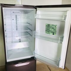 山口)下松市より パナソニック 冷蔵庫 NR-B179W 2017年製 168L(冷蔵 