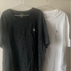 【2枚セット】POLO ralphlauren ロゴ刺繍tシャツ