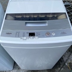 2017年製　洗濯機　AQUA　AQW-S45E　4.5キロ　AQ03