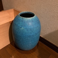 【終了】信楽焼　花瓶　