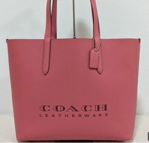 【希少】COACH ハイライントートバッグ 73307 ピンク A4収納可能