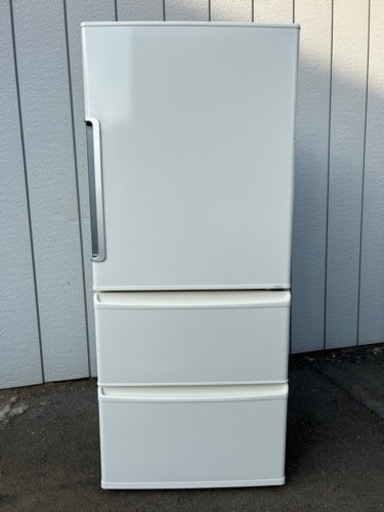 ■アクア 2017年製 3ドア冷凍冷蔵庫 AQR-271F(W)■AQUA 中段が冷凍庫 2～3人向け冷蔵庫 3ドア冷蔵庫