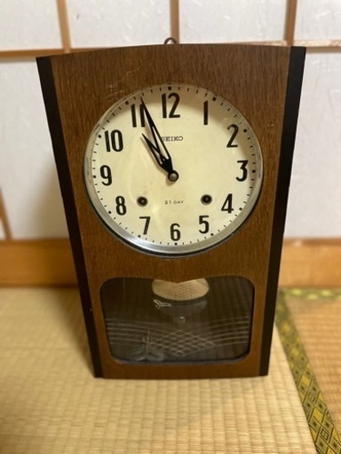 SEIKOのレトロな時計　アンティークな時計