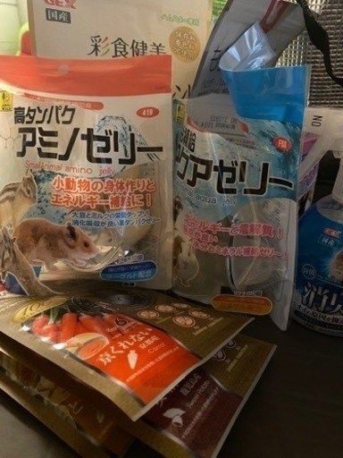 【ゴールデンハムスター】【小動物】えさ\u0026消臭剤