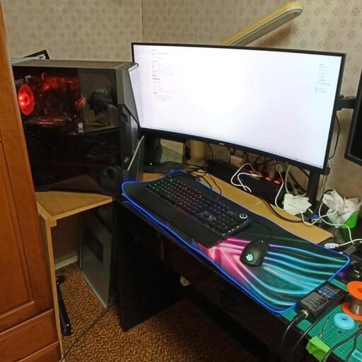 ゲーミングPC　34インチ2k ゲーミングモニターセット ゲーミングPC 34インチ2k ゲーミングモニターセット