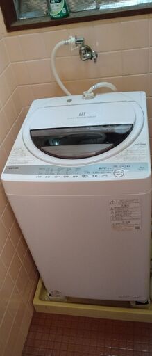 TOSHIBA 洗濯機 6.0kg AW-6G9-W