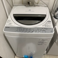 【受け渡し者決定】東芝洗濯機クリスタルドラムAW-6G6  取り...