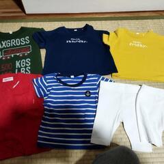 80サイズ　Tシャツ４枚、シャツ1枚