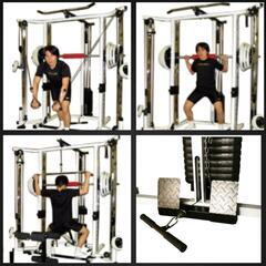 WILD FIT スミスマシン・ケーブルクロス・ラットマシン・ロープーリー 