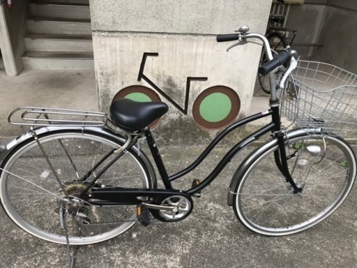 AZZURAREパンクしにくい 自転車27インチ 6段変速 車体DMCカーマ 美品