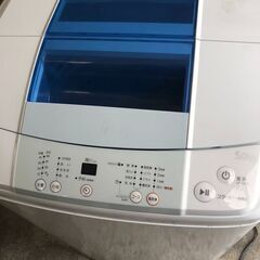 【ネット決済・配送可】ハイアール　JW-K50K　洗濯機　201...