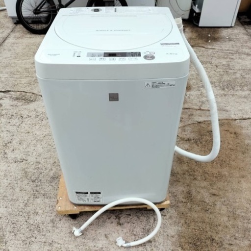 シャープ　洗濯機　ES-G4E5　2018年製　ES-G4E5●AA05W004