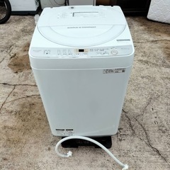 シャープ 洗濯機 ES-GE6C 2019年製 6kg○AA05G002