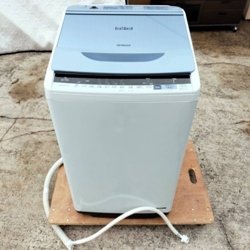 日立　洗濯機　BW-V70B  2017年製　7㎏●E034M544