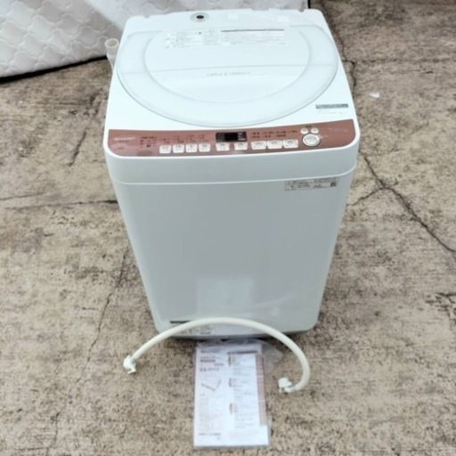 シャープ　洗濯機　ES-T712  2020年製　7㎏●E052W007