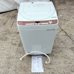 シャープ 洗濯機 ES-T712 2020年製 7㎏○E052W007