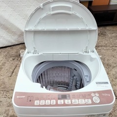 シャープ 洗濯機 ES-T712 2020年製 7㎏○E052W007