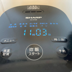 【ネット決済】シャープ　炊飯器　ブラック