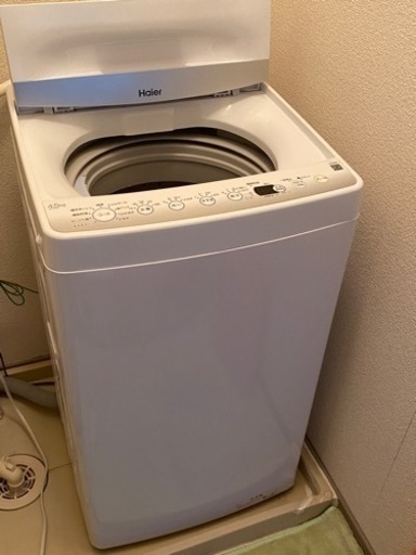 ハイアール 4．5kg全自動洗濯機2022年製