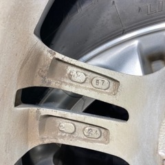 LTタイヤ　185/80/15  アルミ付き4本セット