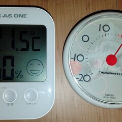 AZ ONE温湿度計＋アナログ温湿度計　２点セット