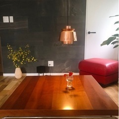 木製ローデーブル　リビングテーブル　ウォールナット