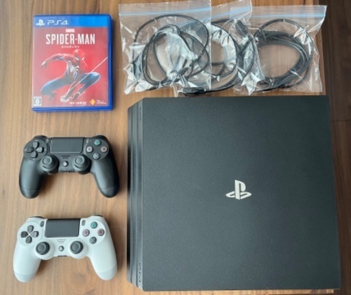 【完品】PS4 Pro 1TB プレイステーション4【ソフト2本付】