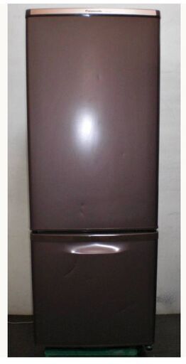 レアカラー　Panasonic 　2ドア 冷蔵庫　動作良好 　NR-B178W-T　168L　マホガニーブラウン　パナソニック　 国内有名メーカー品