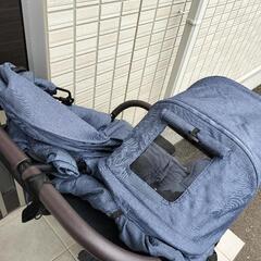 決まりました】【良品】エアバギー ココダブル ネイビー メッシュ
