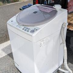 SHARP全自動洗濯機ES-TX820あげます！
