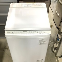 TOSHIBA 9.0kg 電気洗濯乾燥機 AW-9SV7(W)...