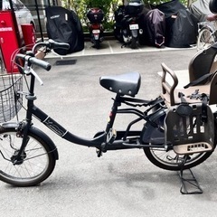 【購入1年以内】自転車20インチ　チャイルドシート　子ども乗せ