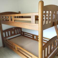 木製二段ベッド譲ります！