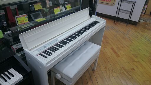 （お買い上げありがとうございます）　KORG　電子ピアノ　2016年製　LP-180　イス付き　88鍵盤　ホワイト　135ｃｍ幅　高く買取るゾウ八幡東店