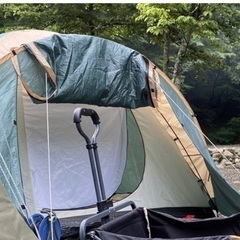 キャンプ　ドーム型テント　BUNDOK